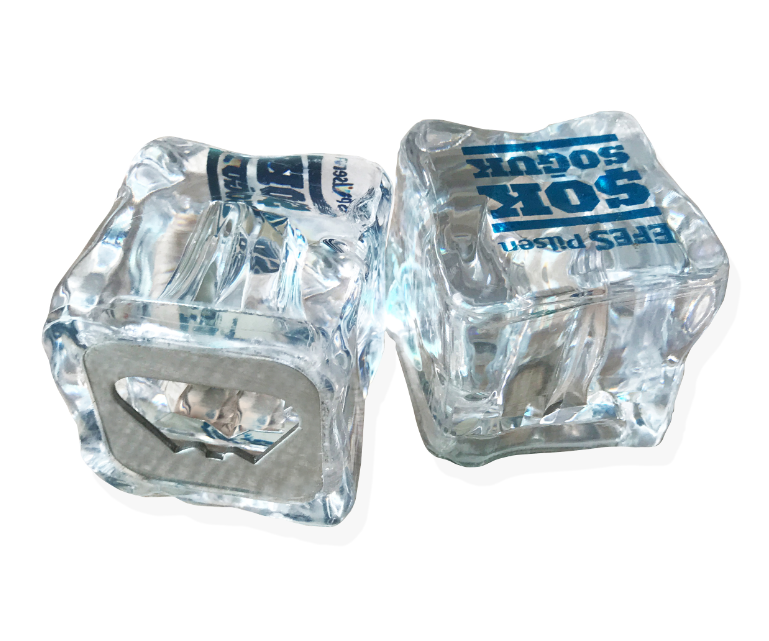 Ice-Cube Shaped Bottle Opener